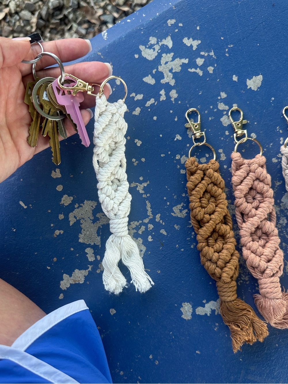 Macrame Keychains Pick a color! - Picture 2 of 2